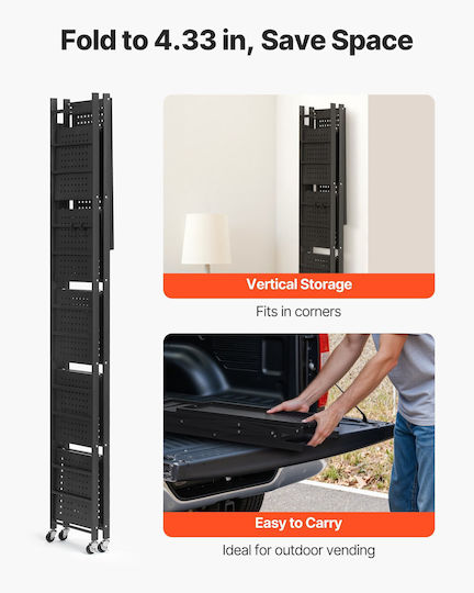 Vevor Ραφιέρα Dexion 61x30.5x182.9εκ. με 6 Ράφια Συνολικής Αντοχής 340kg