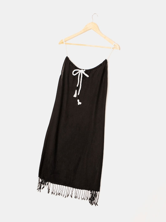 Rock Club Women's Beachwear Dress Black