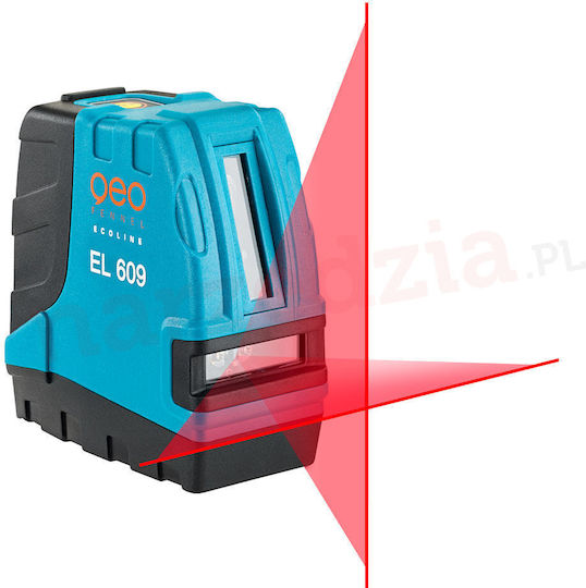 Geo Fennel Gmbh El 609 Set Αυτορυθμιζόμενο Γραμμικό Αλφάδι Laser Κόκκινης Δέσμης με Εύρος Εργασίας 50m