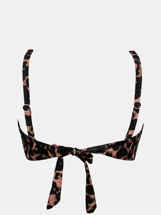 Bikinioberteile E-Cup Plus Tiermuster