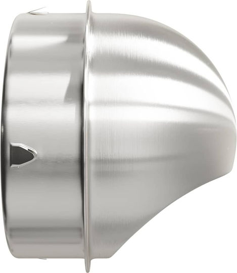 Ventilation Lids 8 Pcs Silver 200 Mm Stainless Steel Silver 42019383