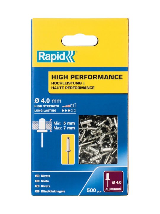 Rapid Πριτσίνια M4x10mm 500τμχ