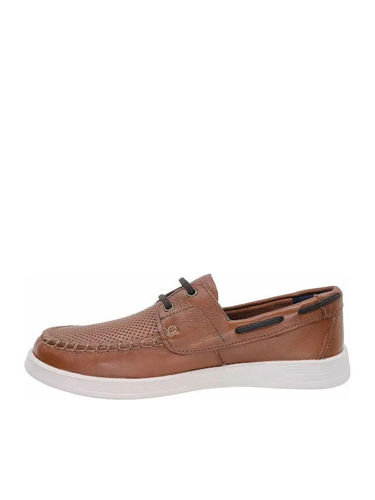 Leather Men's Casual Anatomic Brown Shoes