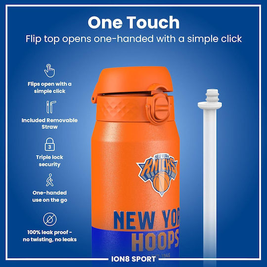 Ion8 Μπουκάλι Θερμός Ανοξείδωτο 750ml Nba New York Knicks