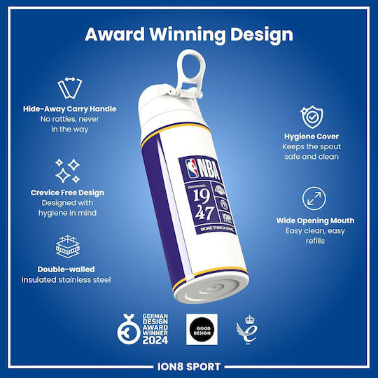 Ion8 Μπουκάλι Θερμός Ανοξείδωτο 750ml NBA Los Angeles Lakers