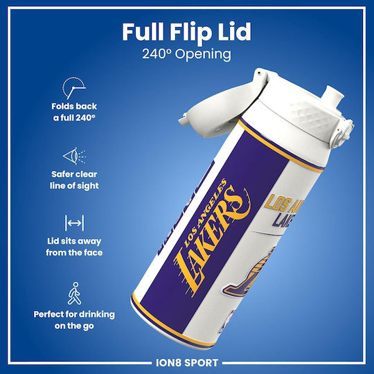 Ion8 Μπουκάλι Θερμός Ανοξείδωτο 750ml NBA Los Angeles Lakers
