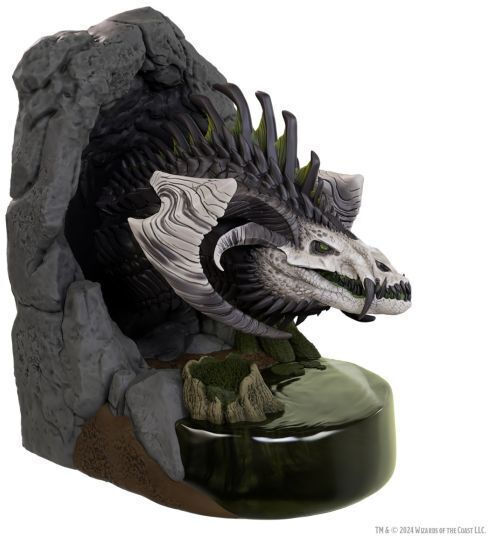 Dungeons & Dragons Bookends Черен Дракон Фигура Статуя 17см