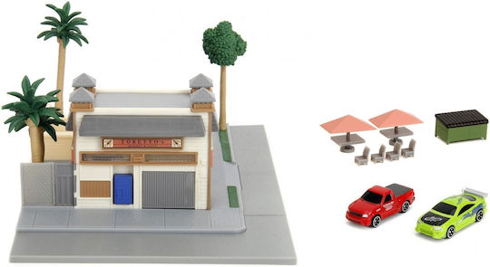 Fast & Furious Nano Metalfigs Nano Scene Toretto´s Café