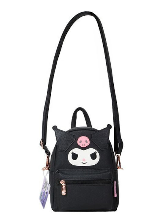 Sanrio Παιδική Τσάντα Πλάτης Μαύρη 3εκ.