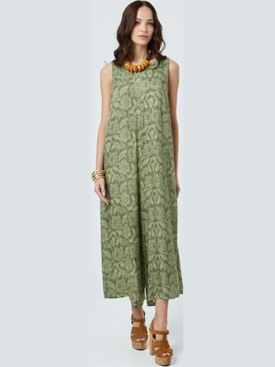 Women's Khaki One-piece Jumpsuit