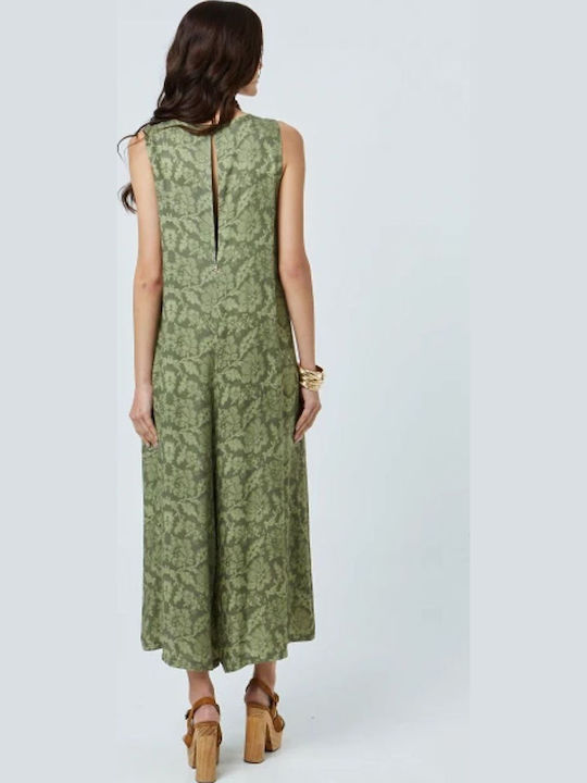 Women's Khaki One-piece Jumpsuit