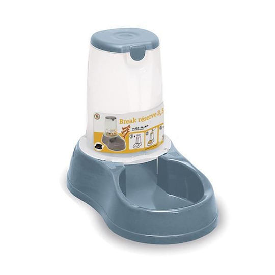 Stefanplast Break Reserve Automatic Plastic Feeder for Dog & Cat 6.5lt in Gray Color