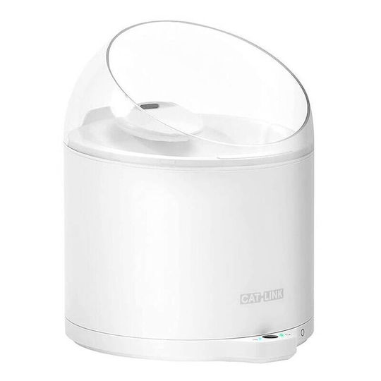 Catlink Waterer Fountain for Dog & Cat with Stand 2.6ml 24.2cm in White Color