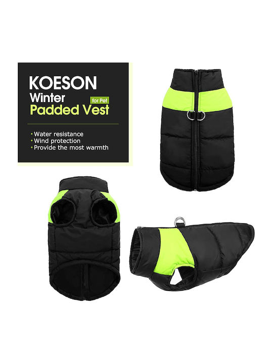 Animal Dog Coat Green Back Length 41 cm