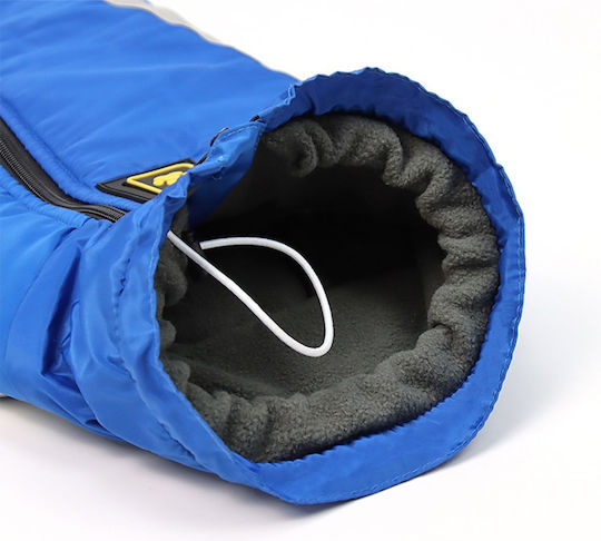 Animal Dog Coat Waterproof Windproof Blue With Back Length 82 cm