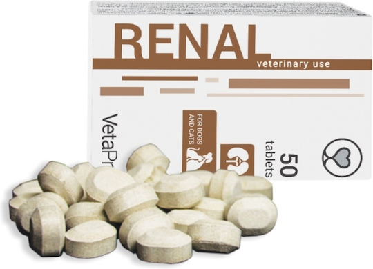 Vetapro Ασβέστιο Σκύλου και Γάτας σε Δισκία 50 tabs για Ουροποιητικό/ Νεφρά
