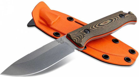 Benchmade Saddle Mountain Skinner Cuțit Maro Cu Husă