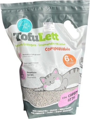 Leo Pet Pflanzliche Katzenstreu Tofu 6Es