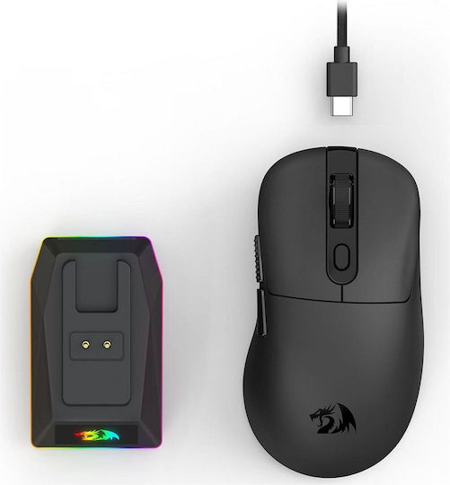 Redragon Ebony Ασύρματο Gaming Ποντίκι 24000 DPI Μαύρο