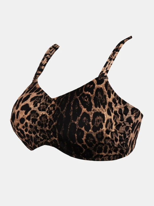 Bikinioberteile E-Cup Tierdruck