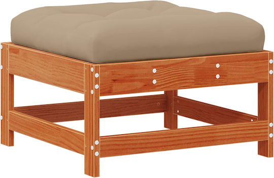 Set Camera De Zi Exterior 6 Piese Ceară Patinată Cu Perne