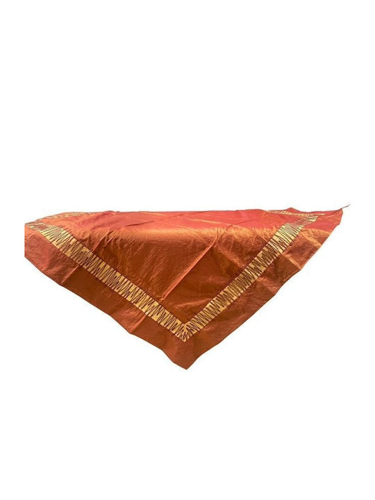 Table Runner with Embroidery Beige-Gold 40x160cm