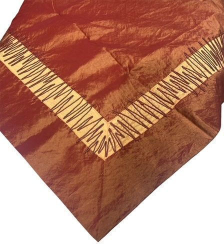 Läufer Mit Stickerei Beige-Gold 40x160cm