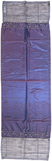 Limneos Purple-Silver Runner 40x150cm