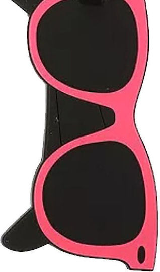 Ετικέτα Βαλίτσας Σιλικόνης Bartuggi 718-060605 Sunglass Pink Καρτελάκι Αποσκευών Αναγνώριση Εύκαμπτη Ροζ