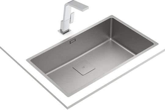 Teka Flexlinea RS15 71.40 Fortinox 115000063 Drop-In Sink Inox Satin W75xD44cm Silver