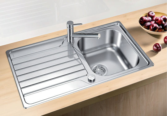 Blanco 523378 Ένθετος Inox Brushed Μ86xΠ50cm Γκρι