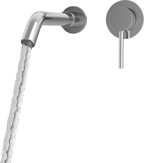 Granitan Granitan Eingebaute Wasserhähne Set Für Waschbecken Silber 5905036622231
