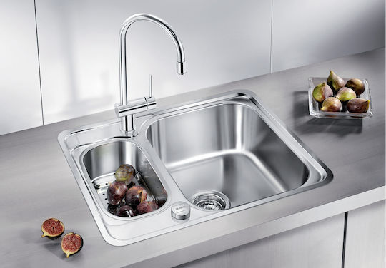 Blanco Lantos 6if Υποκαθήμενος Brushed 59.3x48cm Ασημί Blanco Lantos 6if Υποκαθήμενος Brushed 59.3x48cm Ασημί