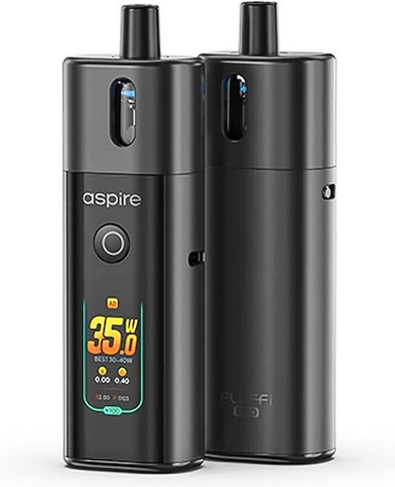Aspire Fluffi Pro Pod-Bausatz 3.5ml mit eingebauter Batterie 2800mAh Midnight Black