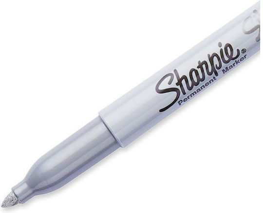 Sharpie Metallic Marker Permanent 1.4mm Argint
