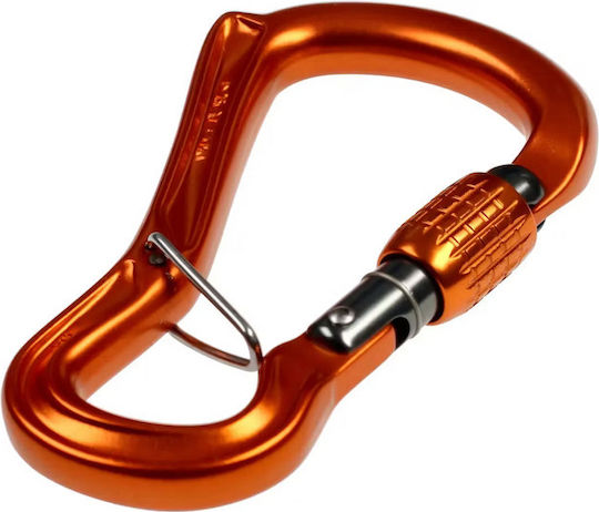 Kletterkarabiner DMM Ceros Schraubkarabiner Orange