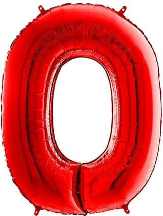 Zahlenballons Rot 66 cm 26"