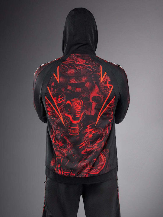 Men's Hooded Jacket Black/Red