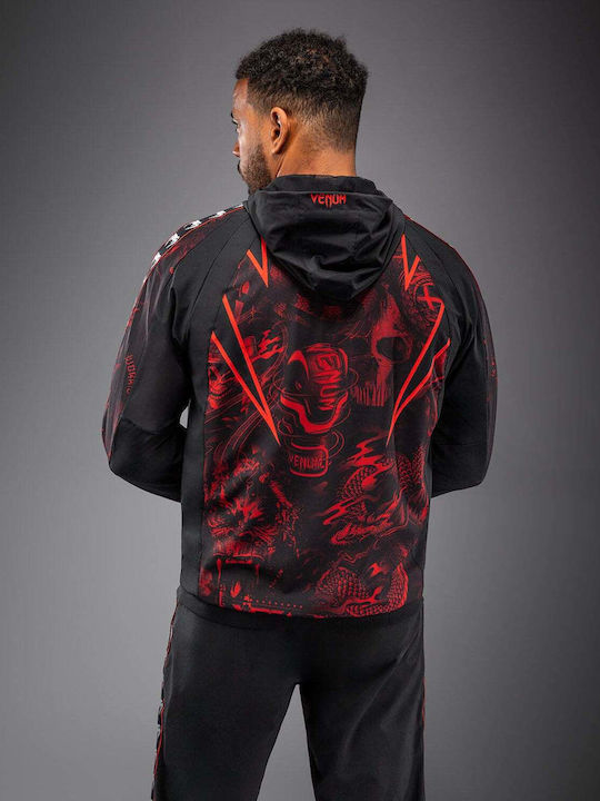 Men's Hooded Jacket Black/Red