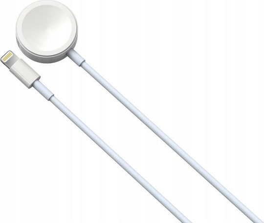 Usb Cable Devia Cable Cord Iphone Apple Watch White 2in1 1.2m