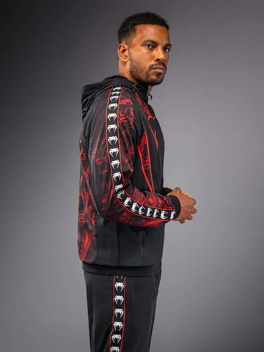 Men's Hooded Jacket Black/Red