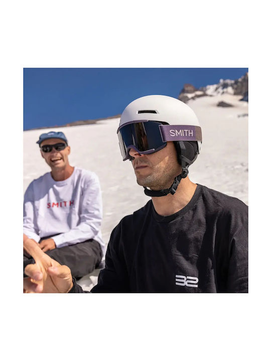 Smith Men's Ski & Snowboard Helmet in White Colour