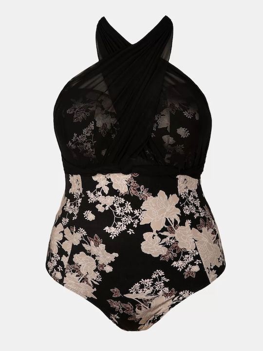One Piece Swimsuit for Large Bust Peony