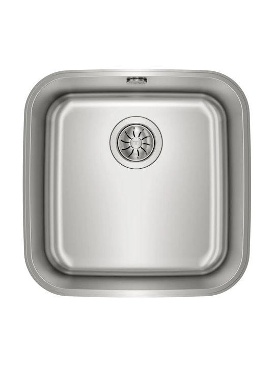 Teka BE 40.40 10125005 Unterbau Spüle Inox Satiniert B43.5xT43.5cm Silber