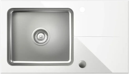 Steiner Drop-In Küchenspüle Ecke Inox M35xB35cm Graue