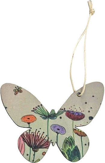 Bunny's Easter Butterfly Wooden 6x8cm