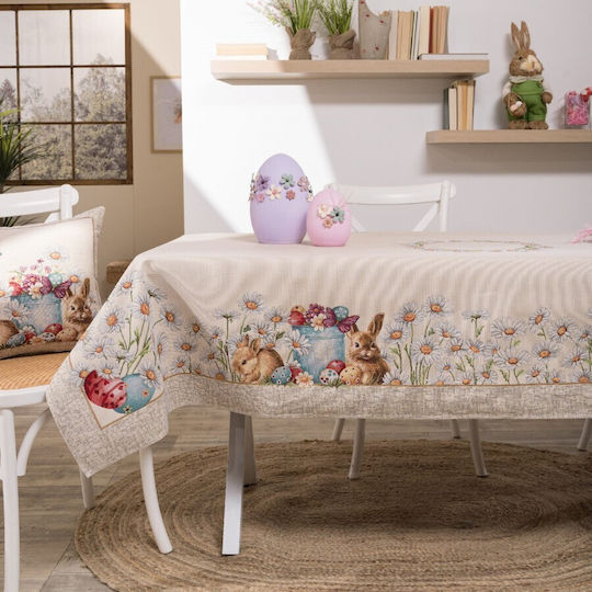 Easter Tablecloth Ruby 140*180