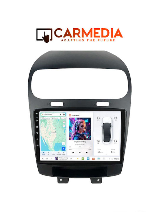Carmedia Car Audio System for Fiat Freemont 2008 (Bluetooth/USB/WiFi/GPS/Apple-Carplay/Android-Auto) with Touch Screen 9"