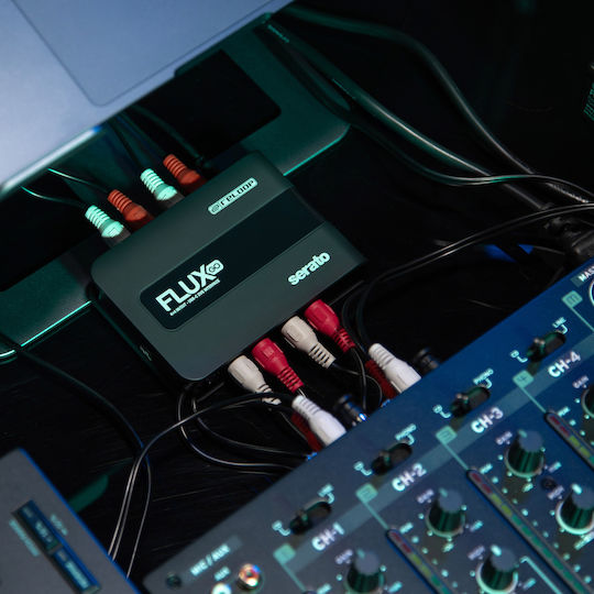 Reloop Flux Go DVS Externe Kommerzielle Soundkarte mit USB-Anschluss