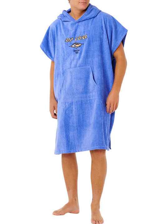 Rip Curl Hooded Beach Poncho Blue